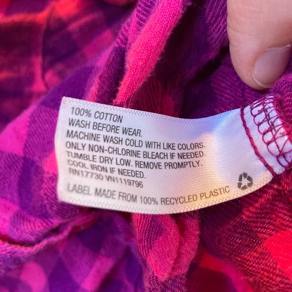 Flannel button down shirt - Picture 3 of 3